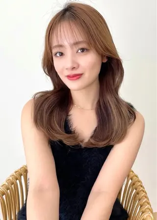 ヘアアレンジ 暖色カラー🫧🎀/ 戸塚咲のヘアスタイル