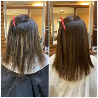 ミディアム カラー 韓国レイヤー/ 顔周り💕田中将吾のヘアスタイル