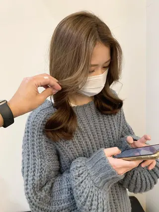 ロング カラー 韓国ヘア/レイヤー /大嶽佑馬のヘアスタイル