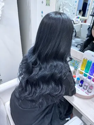 ロング カラー ヘアアレンジ Lapis 池袋店所属・MASHIRO 🩵Lapis池袋店のヘアスタイル