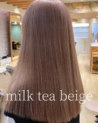 セミロング 渋谷ハイトーン/ デザインカラー阿部のヘアスタイル