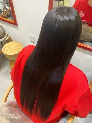 ロング 西川 結のヘアスタイル