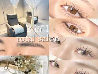 マツエク・マツパ 2in1 totalsalon所属・マツエクが得意 ◎　Hiroiのマツエク・マツパデザイン