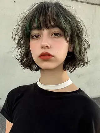 ミディアム カラー lafithhair ruu.南本庄のヘアスタイル