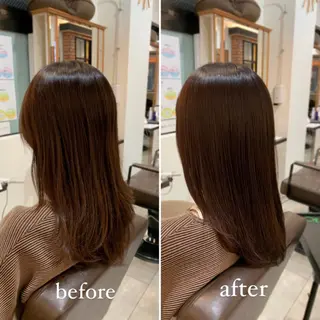ロング カラー 中村 研介のヘアスタイル