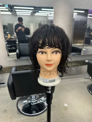 ショート パーマ 鈴木直之/ハイトーン /ボブ/美髪矯正のヘアスタイル