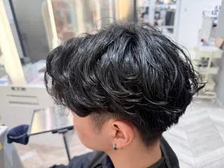 パーマ メンズ 幕内 梨乃亜のヘアスタイル