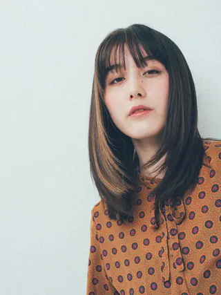 ミディアム トレンドカラーサロン Gemini瀬田店のヘアスタイル