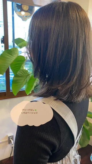 ミディアム カラー GIRL所属・ダメージレスサロン✨ kayo🌱のヘアスタイル