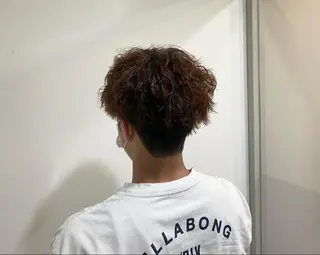 パーマ メンズ たなか もえなのヘアスタイル