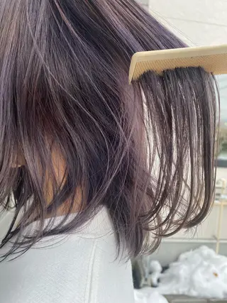 セミロング Un Fleur所属・立野 希沙のヘアスタイル