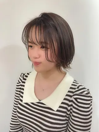 ショート カラー パーマ ヘアアレンジ メンズ キッズ ネイル マツエク・マツパ アイブロウ belta.🌱 安藝夏花🌻のヘアスタイル