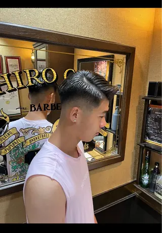 ショート ヒロ銀座バーバーショップ大宮店所属・ヒロ銀座メンズカット 酒井悠成のヘアスタイル