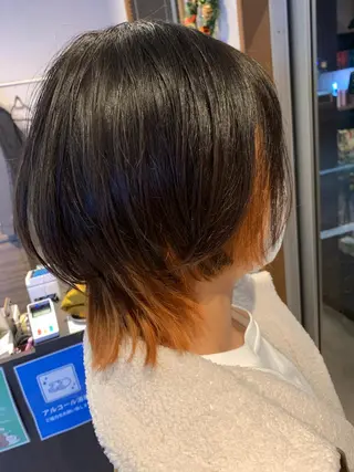 ショート カラー 山本 貴弘のヘアスタイル