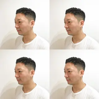 ショート メンズ 嶋佐 昌大 シマサマオのヘアスタイル