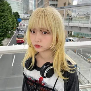 カラー 名古屋カラーモデル SOLAのヘアスタイル