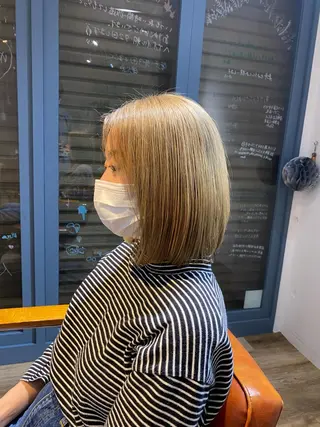 ミディアム ⭐️カラー特化⭐️ 安達佑紀のヘアスタイル