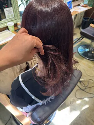 ミディアム 横松 ゆかりのヘアスタイル