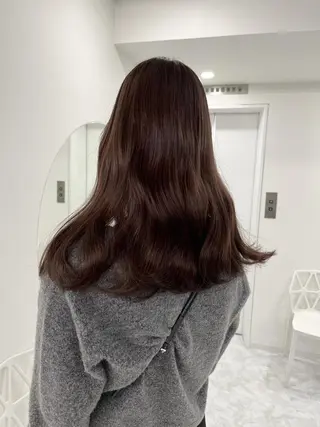 カラー 冬の華やか韓国ヘア 🥀上野BABY🥀のヘアスタイル