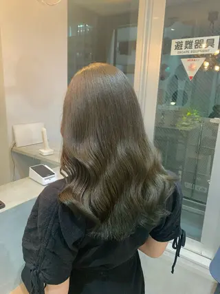 ロング カラー little 小濱彰太のヘアスタイル