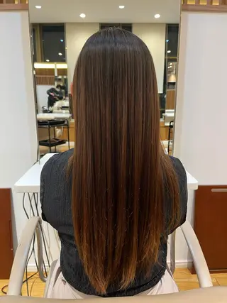 ロング パーマ 門崎未依/レイヤー/ メンズカット🪿🌼のヘアスタイル