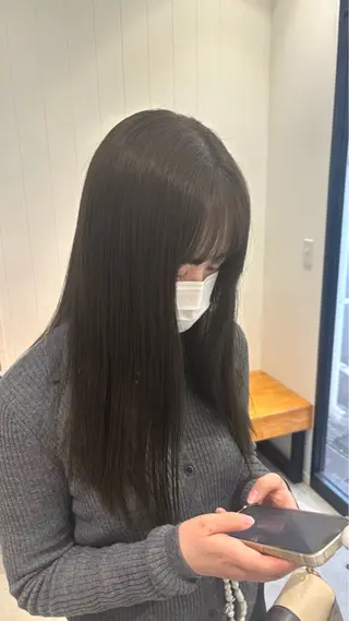 カラー 石橋 華のヘアスタイル