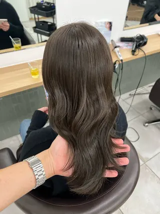 ロング カラー ハイトーン/透明感 カラー🌿KANTAのヘアスタイル