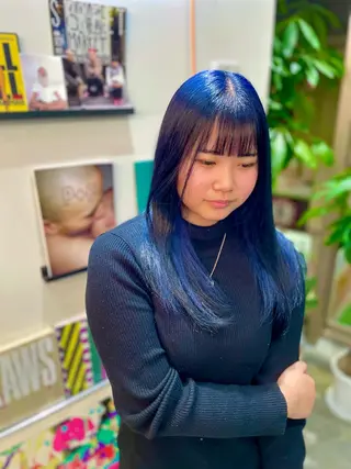 ロング 谷田　雅也 タニダ　マサヤのヘアスタイル