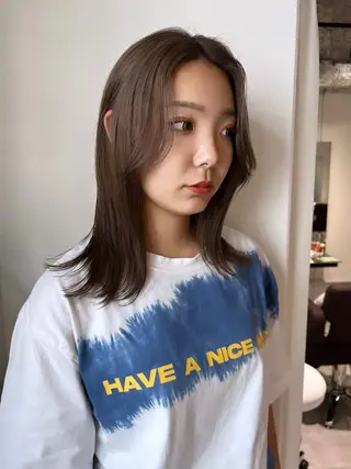 ミディアム カラー nendo_hair所属・ハイトーン/ボブ 🎀sonokaのヘアスタイル