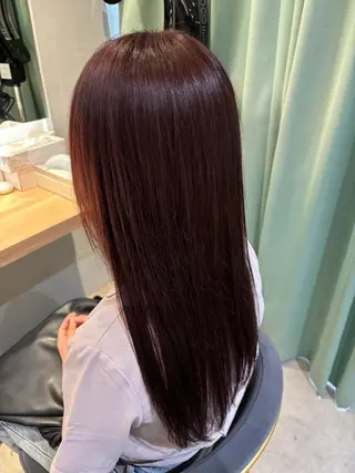 カラー りあの🎀 /暖色カラー🍒のヘアスタイル
