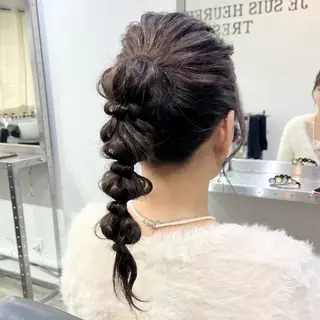 ヘアアレンジ Je suis heureuse Tres所属・早朝セット☀️ レイヤー/Momoのヘアスタイル