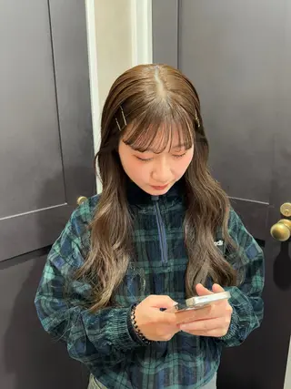 ロング カラー ayaka/暖色 /ニュアンスボブのヘアスタイル