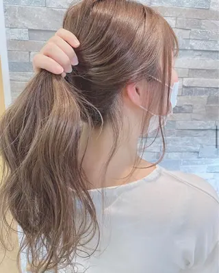 ロング カラー 蟹江 聡太✨レイヤーカットのヘアスタイル