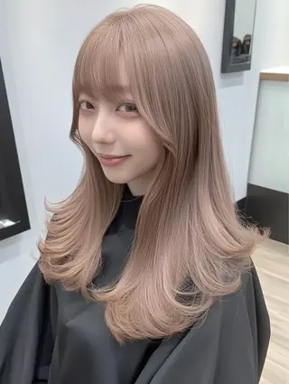 ロング 野澤 杏のヘアスタイル