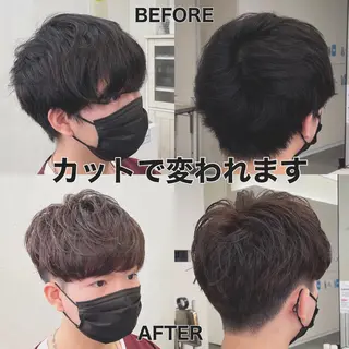 メンズ BIRTH by happiness所属・【ニュアンスパーマ】 西岡拓海のヘアスタイル