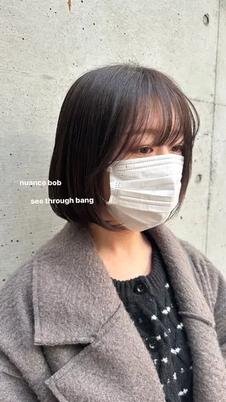 ショート v-lab studio所属・韓国レイヤーカット/ 艶カラー/ noaのヘアスタイル