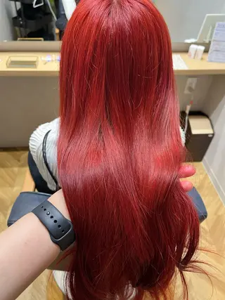 ロング カラー number大分/ 磯部栞里のヘアスタイル