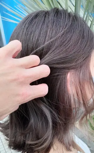 ミディアム 深澤 春樹のヘアスタイル