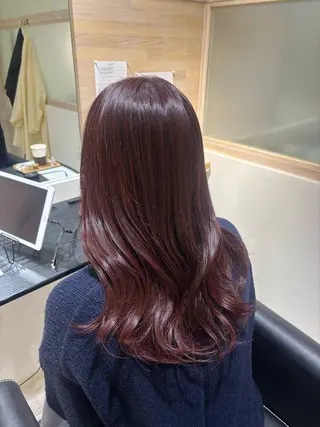 ミディアム カラー 藤林 かづき🪽のヘアスタイル