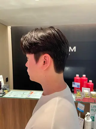 ショート パーマ メンズ YUKI🇰🇷 カルマ／ダウンパーマのヘアスタイル