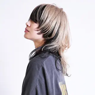 セミロング カラー ヘアアレンジ 大橋 拓巳のヘアスタイル