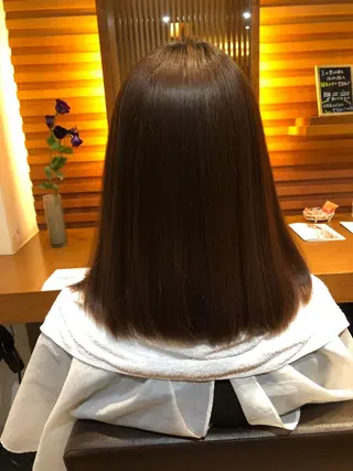 ミディアム パーマ 高山🐬髪質改善 池袋で縮毛矯正のヘアスタイル