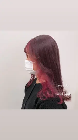 カラー ParveMix 🐾鳥取彩花のヘアスタイル
