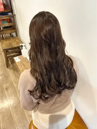 ロング カラー himawari♡ 柔らかいカラーのヘアスタイル