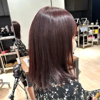 ミディアム カラー 芦尾 佳照のヘアスタイル
