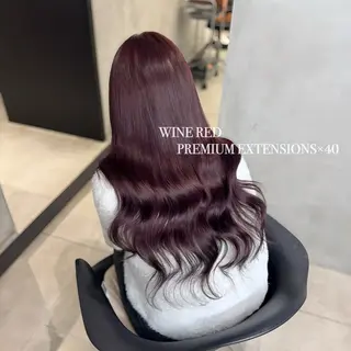 ロング カラー 大阪 梅田/ ハイトーン/エクステのヘアスタイル