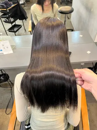 ロング 髪質改善/縮毛矯正/ TAISHIのヘアスタイル
