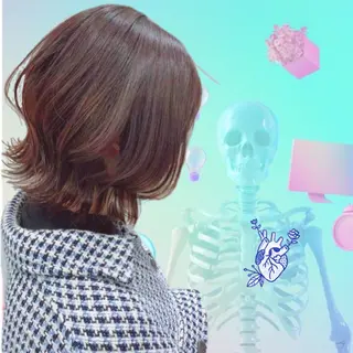 ショート カラー 🌺ウルフカット職人 新垣渚🐺のヘアスタイル