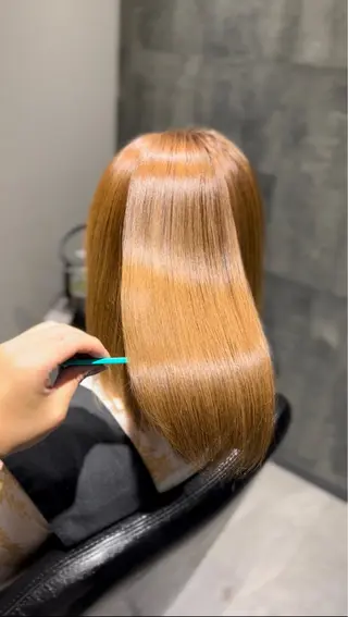 セミロング 髪質改善✨ /冨永隆誠のヘアスタイル