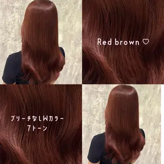 セミロング カラー 詩乃🌷🎀ピンク 暖色/韓国風🧸のヘアスタイル